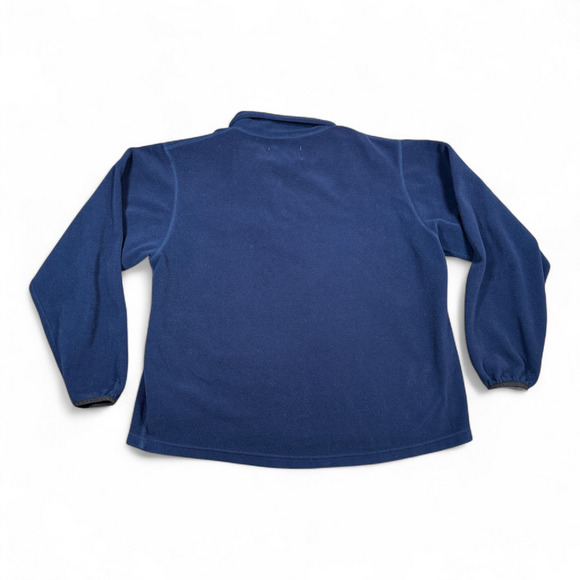 Vintage Notre Dame Sweater Adult LARGE Blue Fleece Russell Athletic Sports 90s - Picture 3 of 7